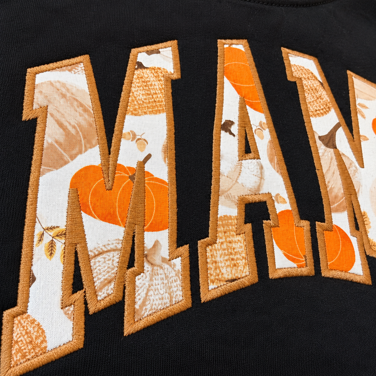 MAMA | Pumpkin Appliqué Crewneck