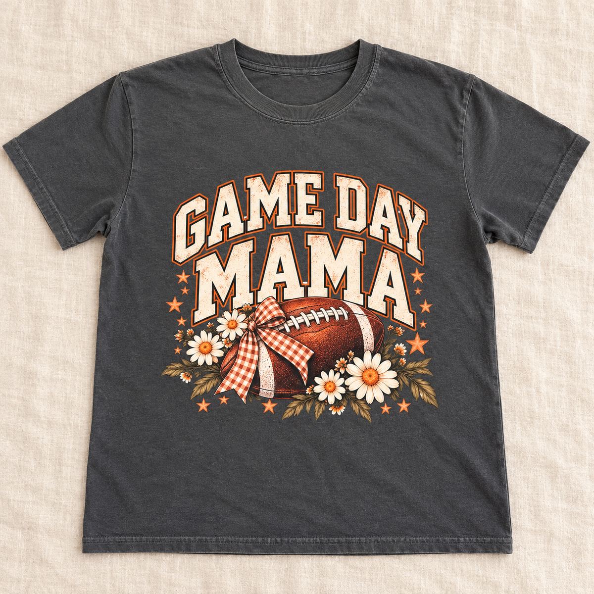 GAME DAY MAMA | Vintage Football Graphic Tee