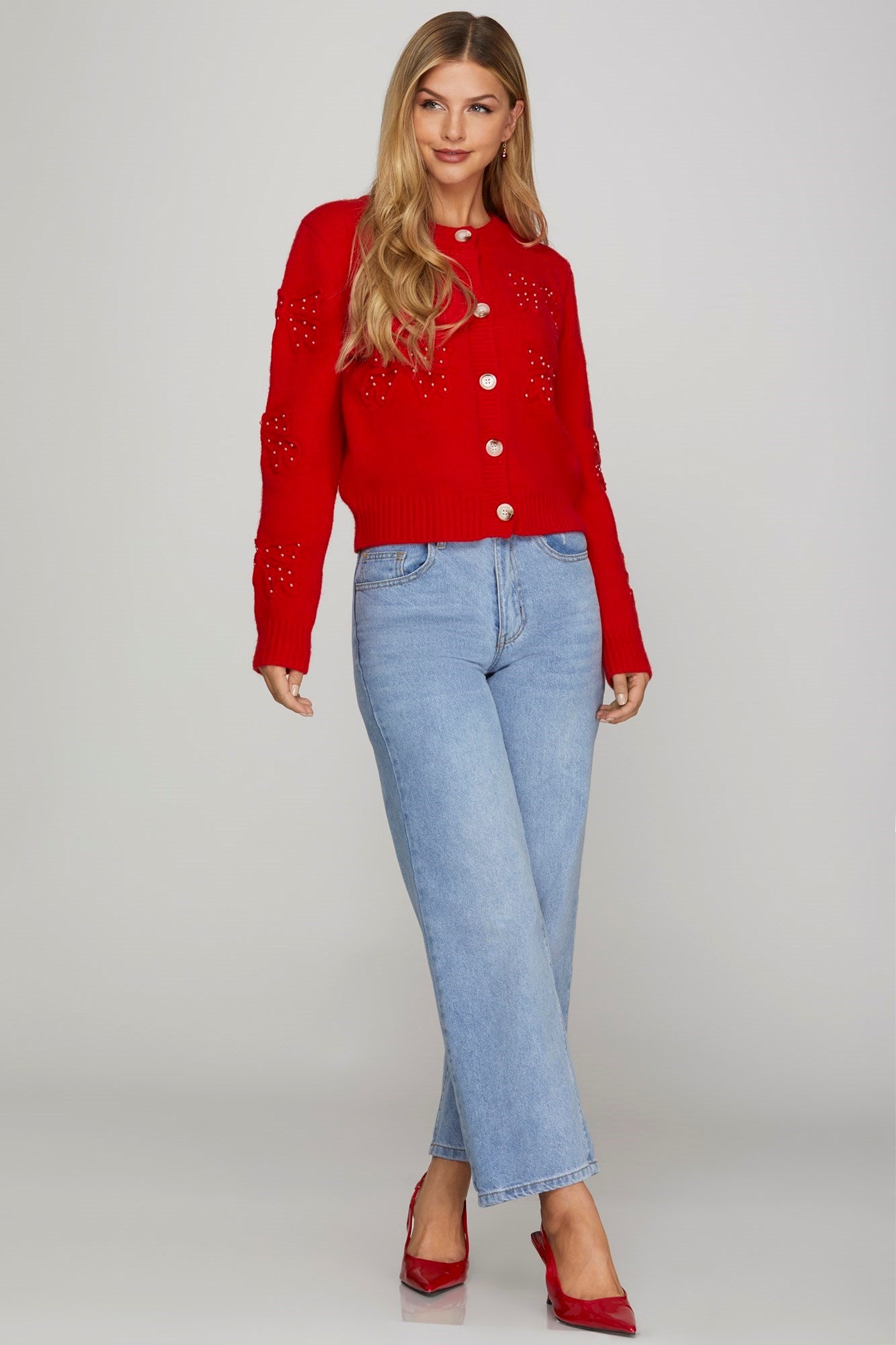 Ribbon Sweater Cardigan