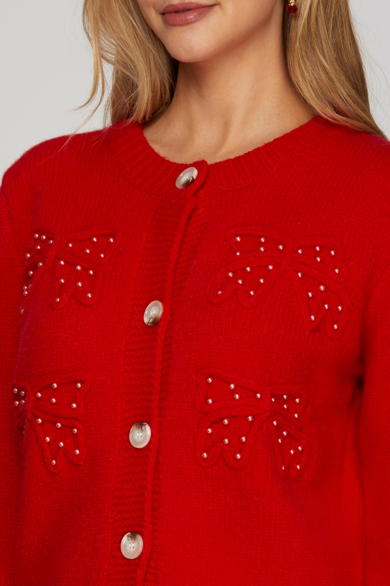 Ribbon Sweater Cardigan