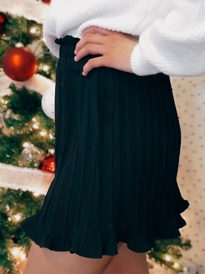 Black Katherine Mini Skirt