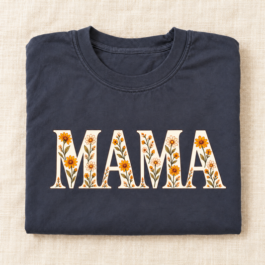 MAMA | Vintage Floral Graphic Tee