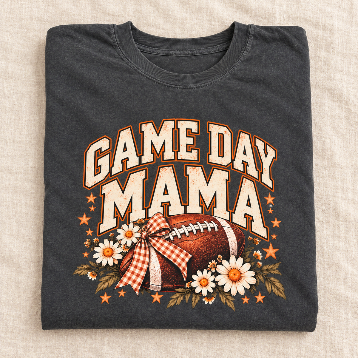 GAME DAY MAMA | Vintage Football Graphic Tee