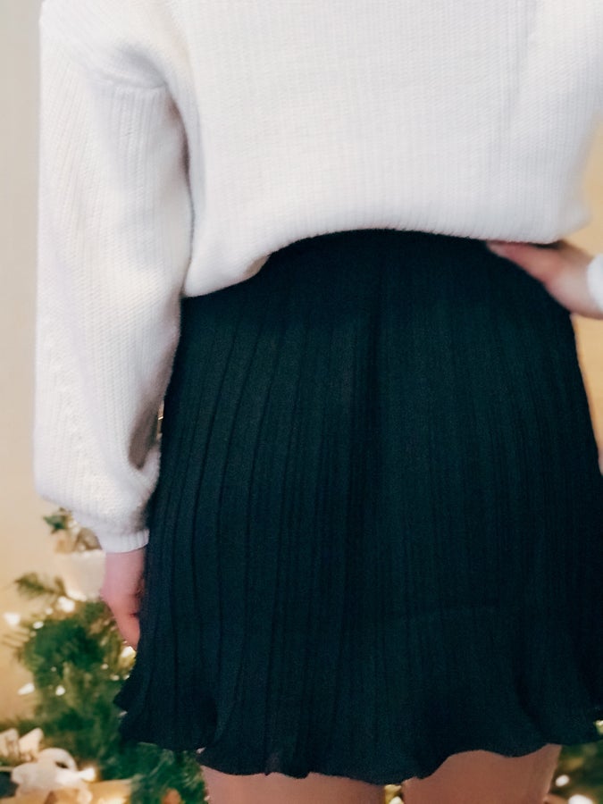 Black Katherine Mini Skirt